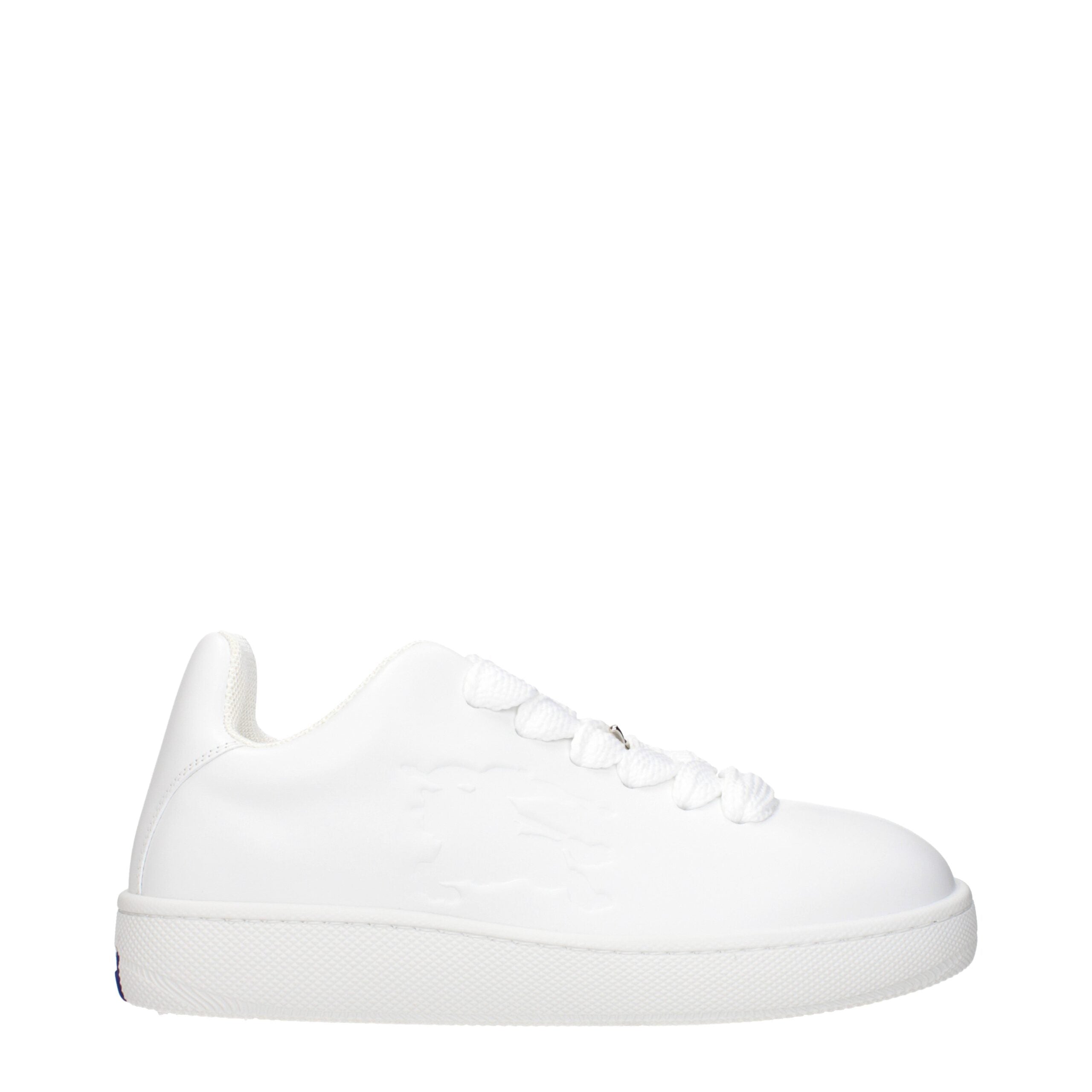 White Leather Low Tops