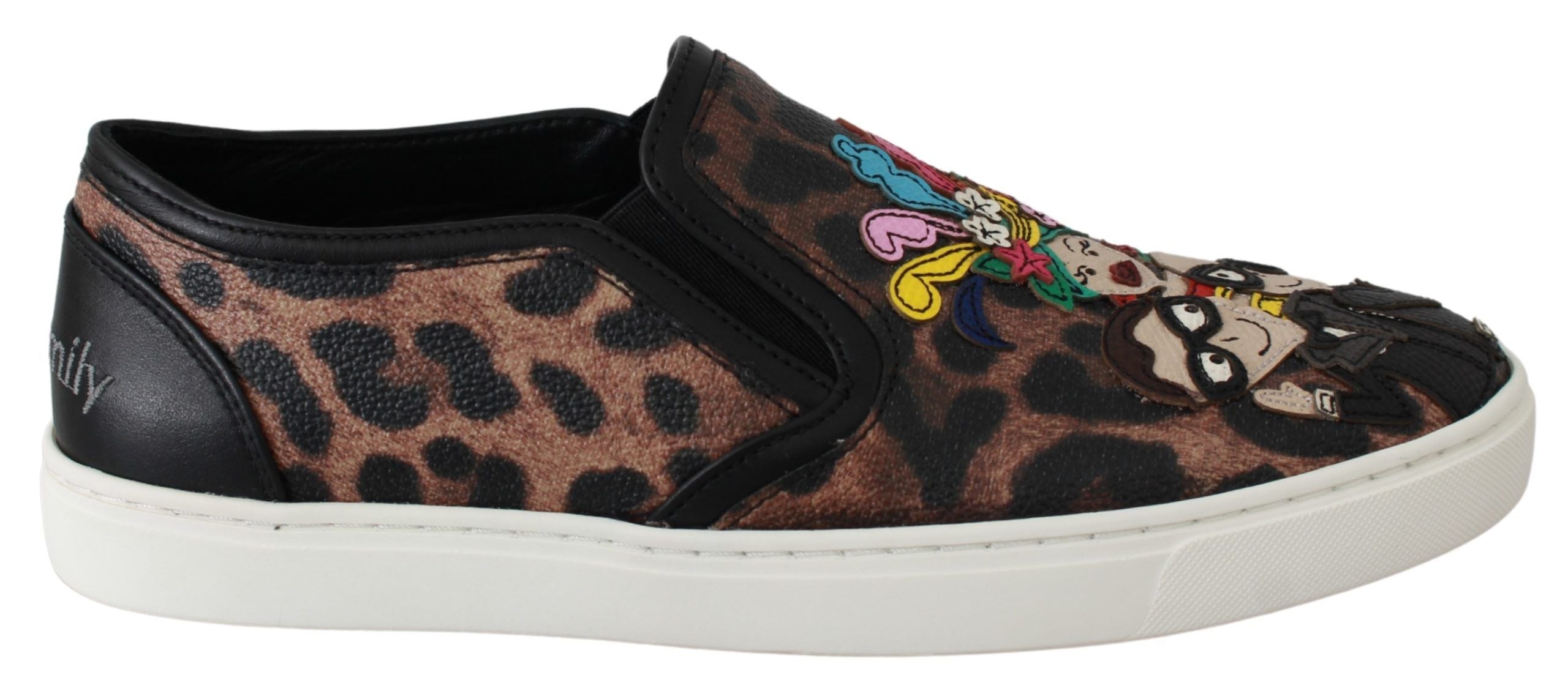Mocassins Dolce & Gabbana léopard bruns