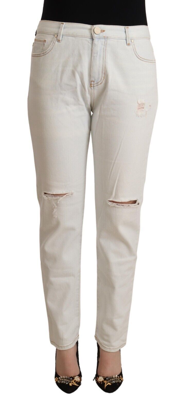 Jeans PINKO blanc