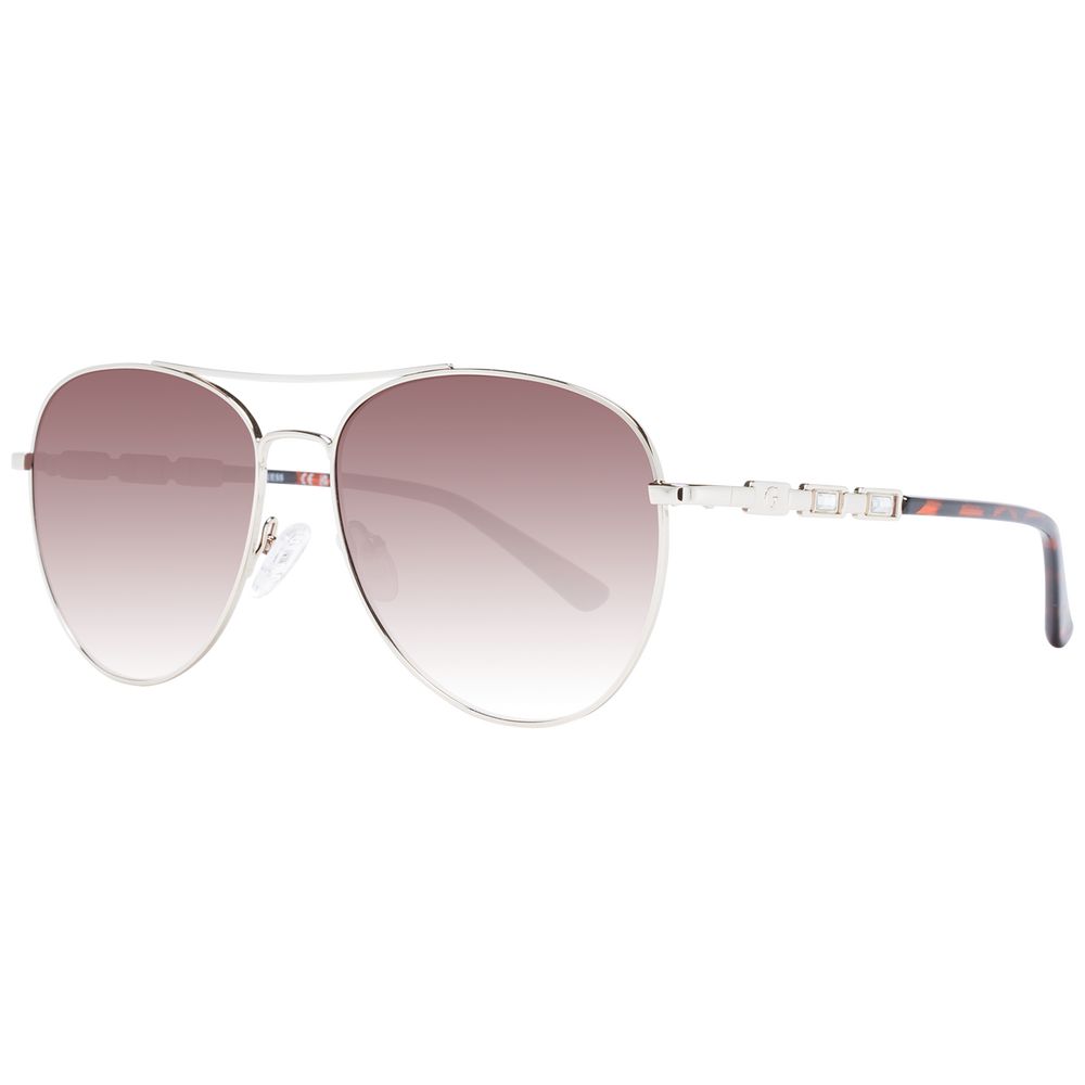 Lunettes de soleil argentées femmes