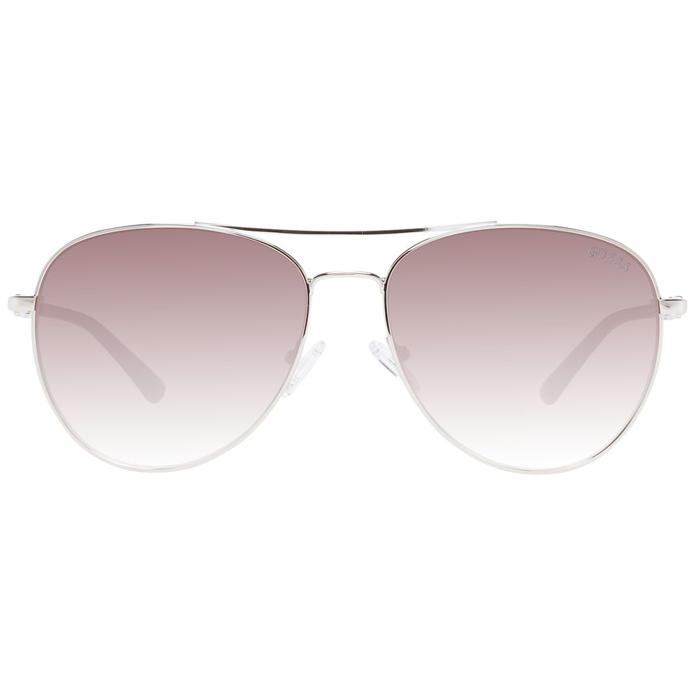 Lunettes de soleil argentées femmes