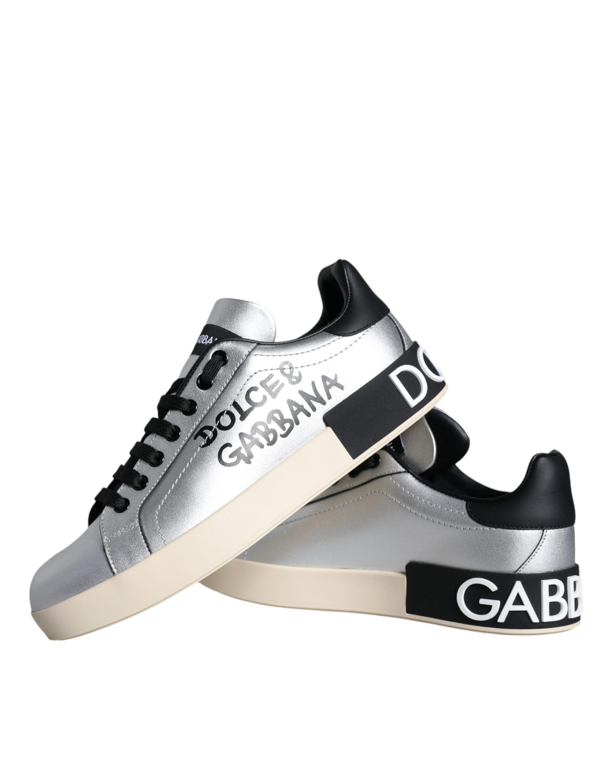 Baskets Dolce & Gabbana Portofino argentées