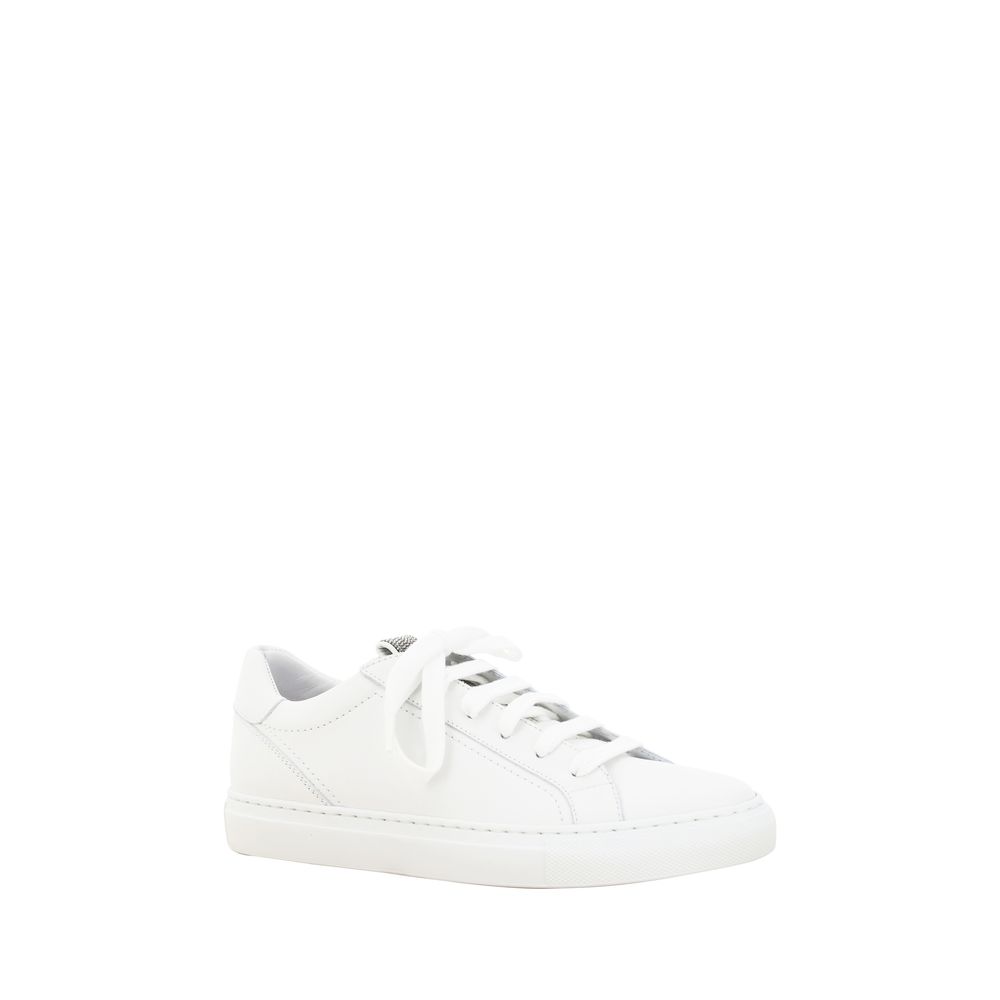 Baskets Brunello Cucinelli blanches