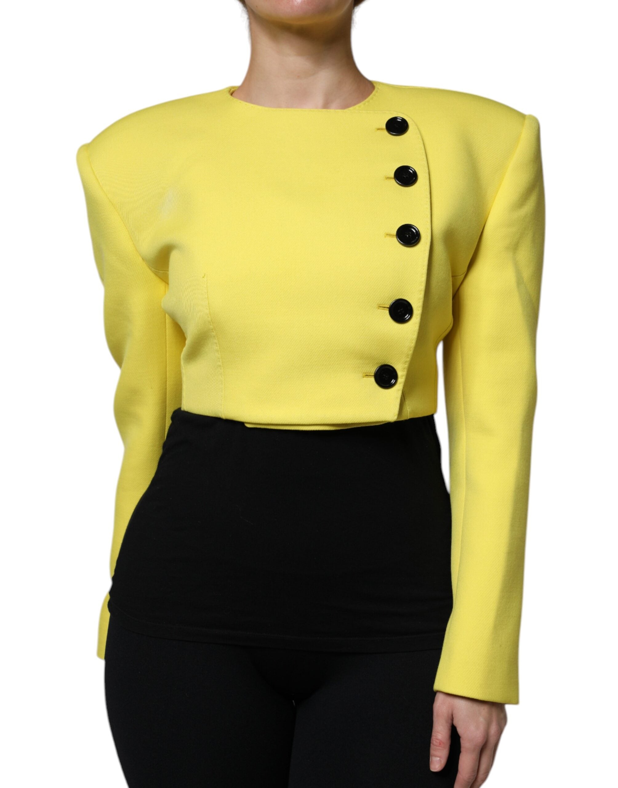 Manteau Dolce & Gabbana jaune citron