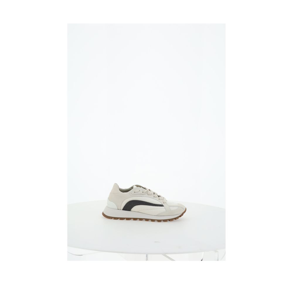 Baskets Brunello Cucinelli blanches
