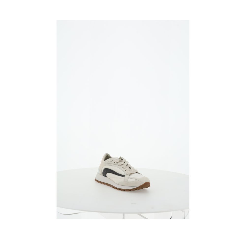 Baskets Brunello Cucinelli blanches