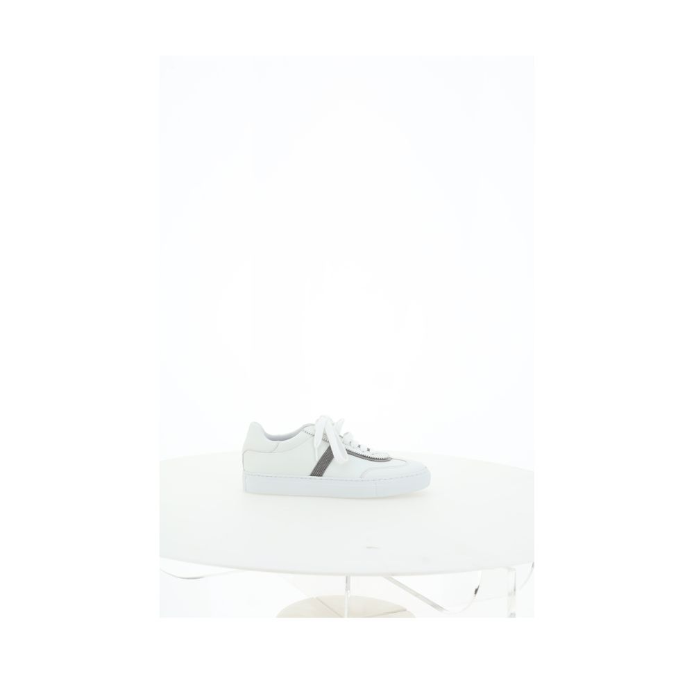Baskets Brunello Cucinelli blanches