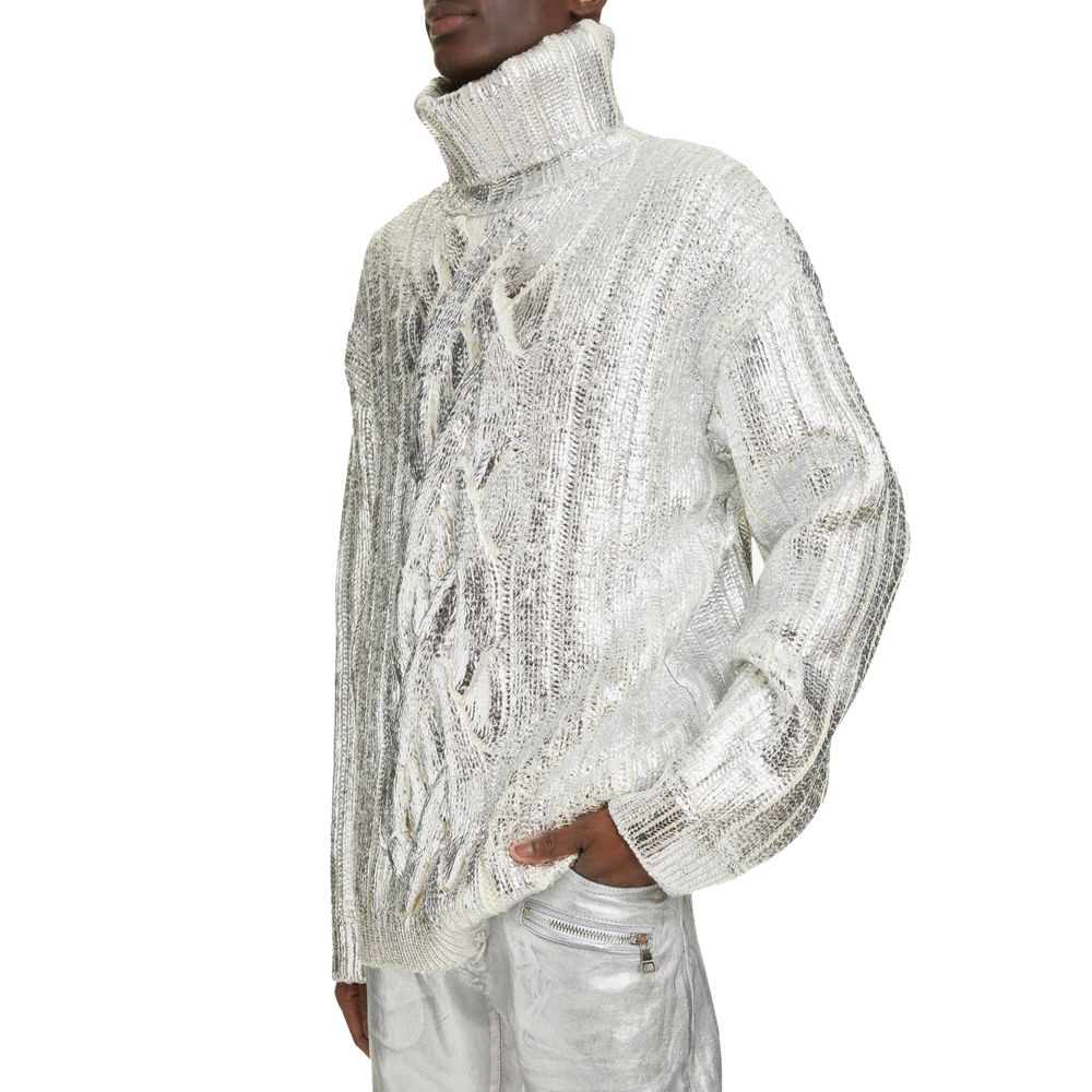 Pull Balmain turtleneck marron