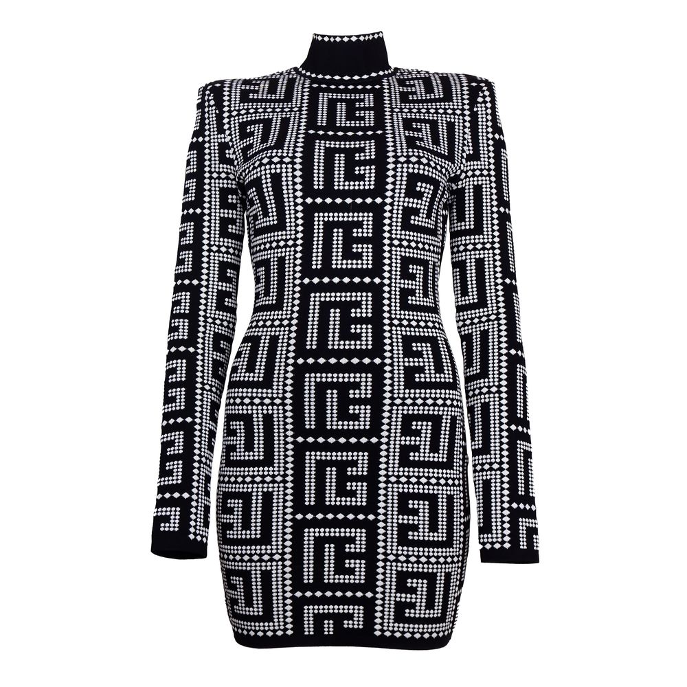 Robe Balmain noire et blanche