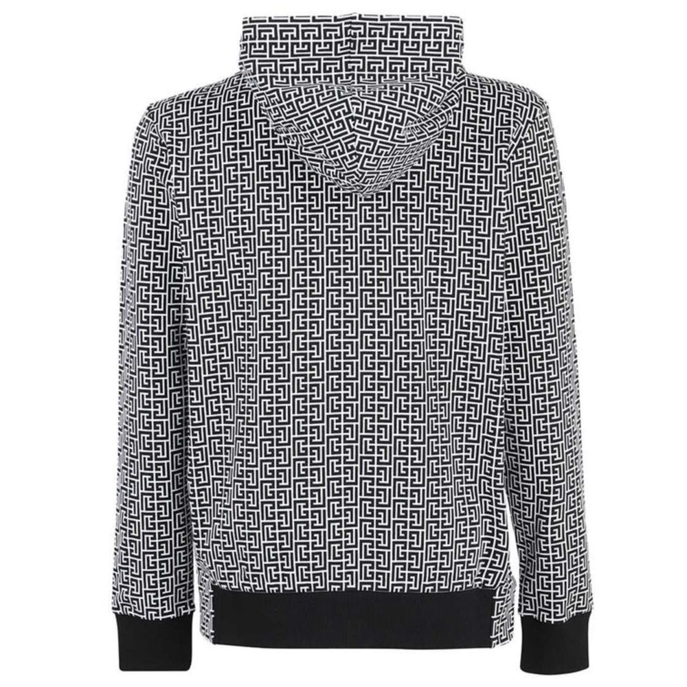 Sweatshirt Balmain à capuche noir
