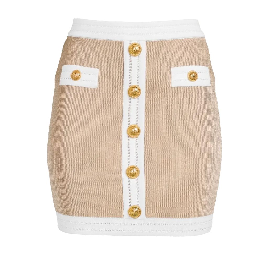 Jupe Balmain beige