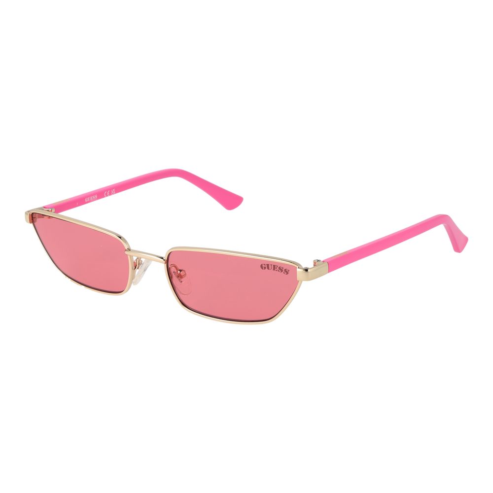Lunettes de soleil dorées rose