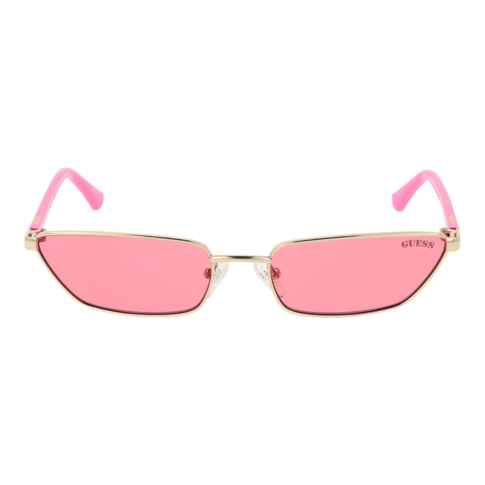Lunettes de soleil dorées rose