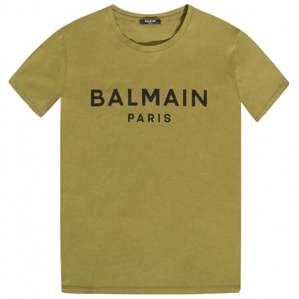 T-shirt Balmain logo vert