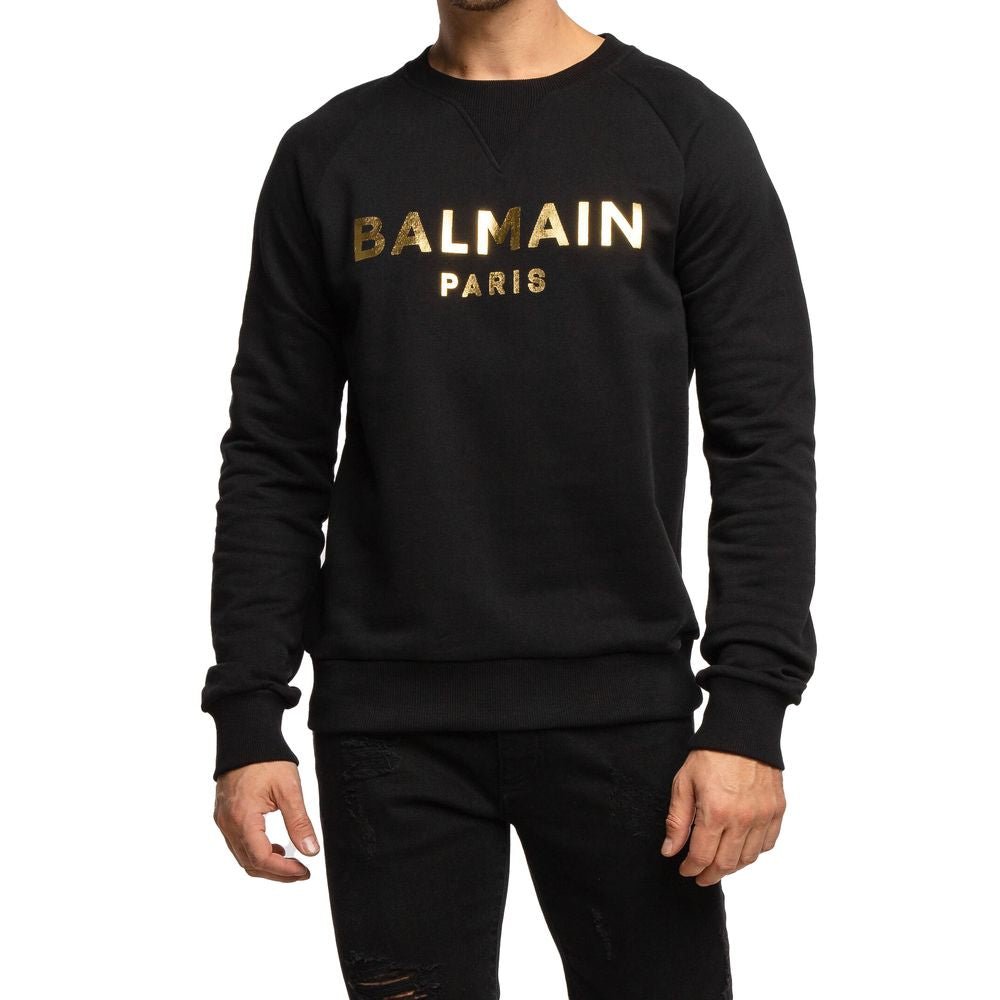 Sweatshirt Balmain imprimé noir