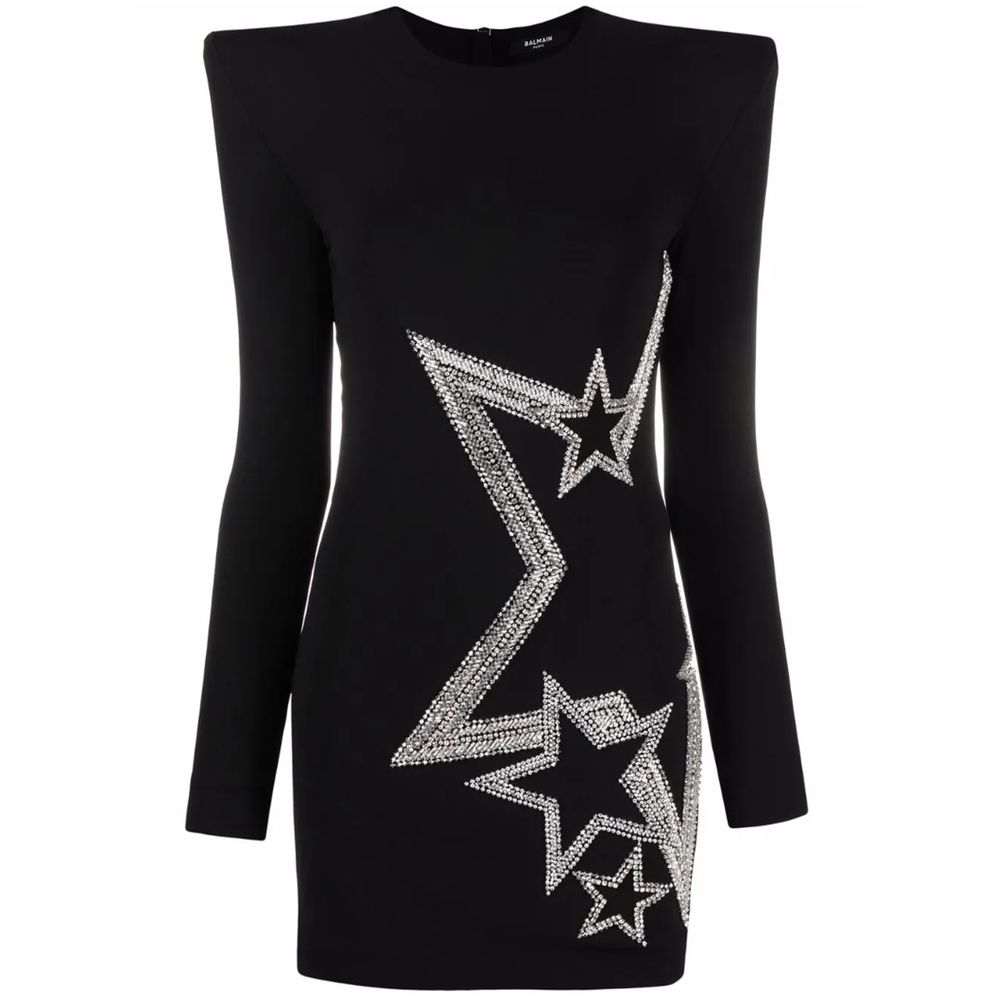 Robe Balmain courte noire
