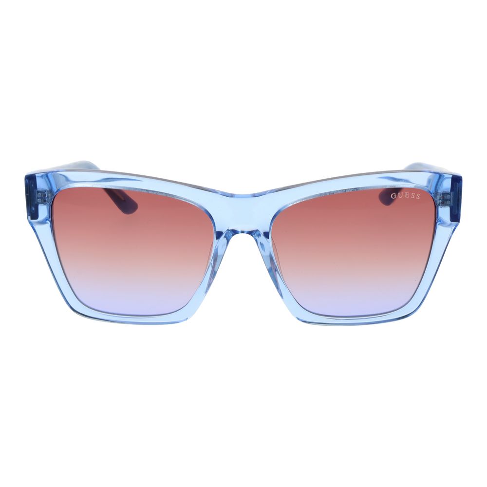 Lunettes de soleil bleues corail dégradées