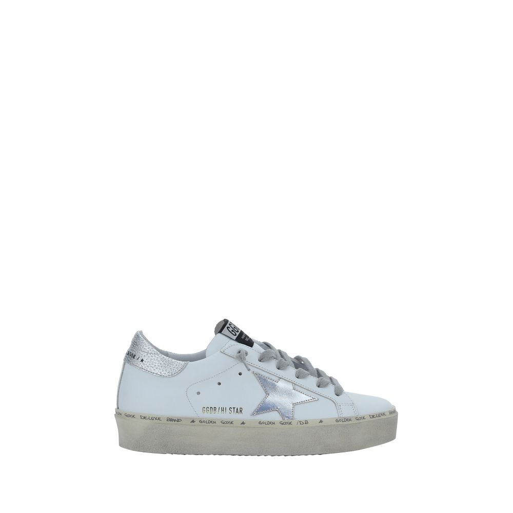 Baskets Golden Goose Hi Star blanches