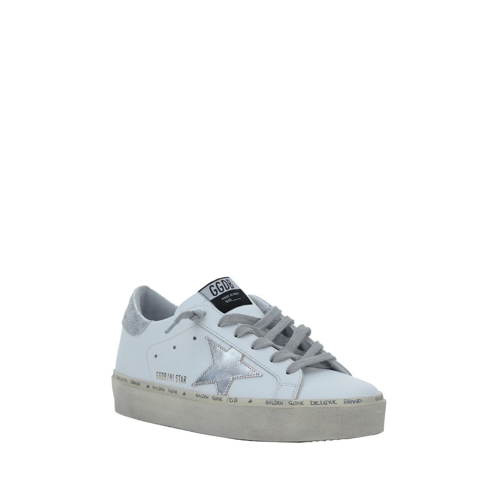 Baskets Golden Goose Hi Star blanches