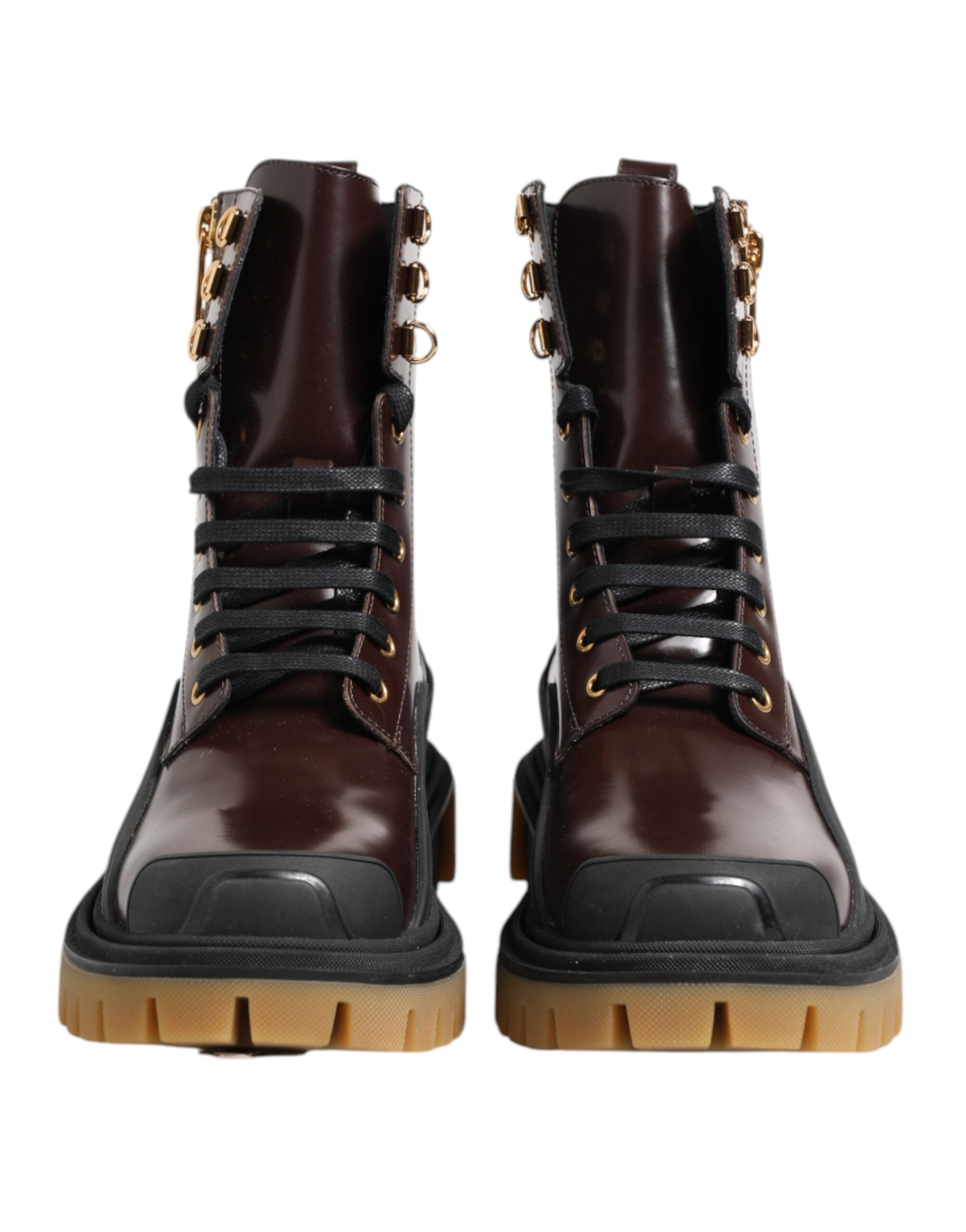 Bottines Dolce & Gabbana marron noir