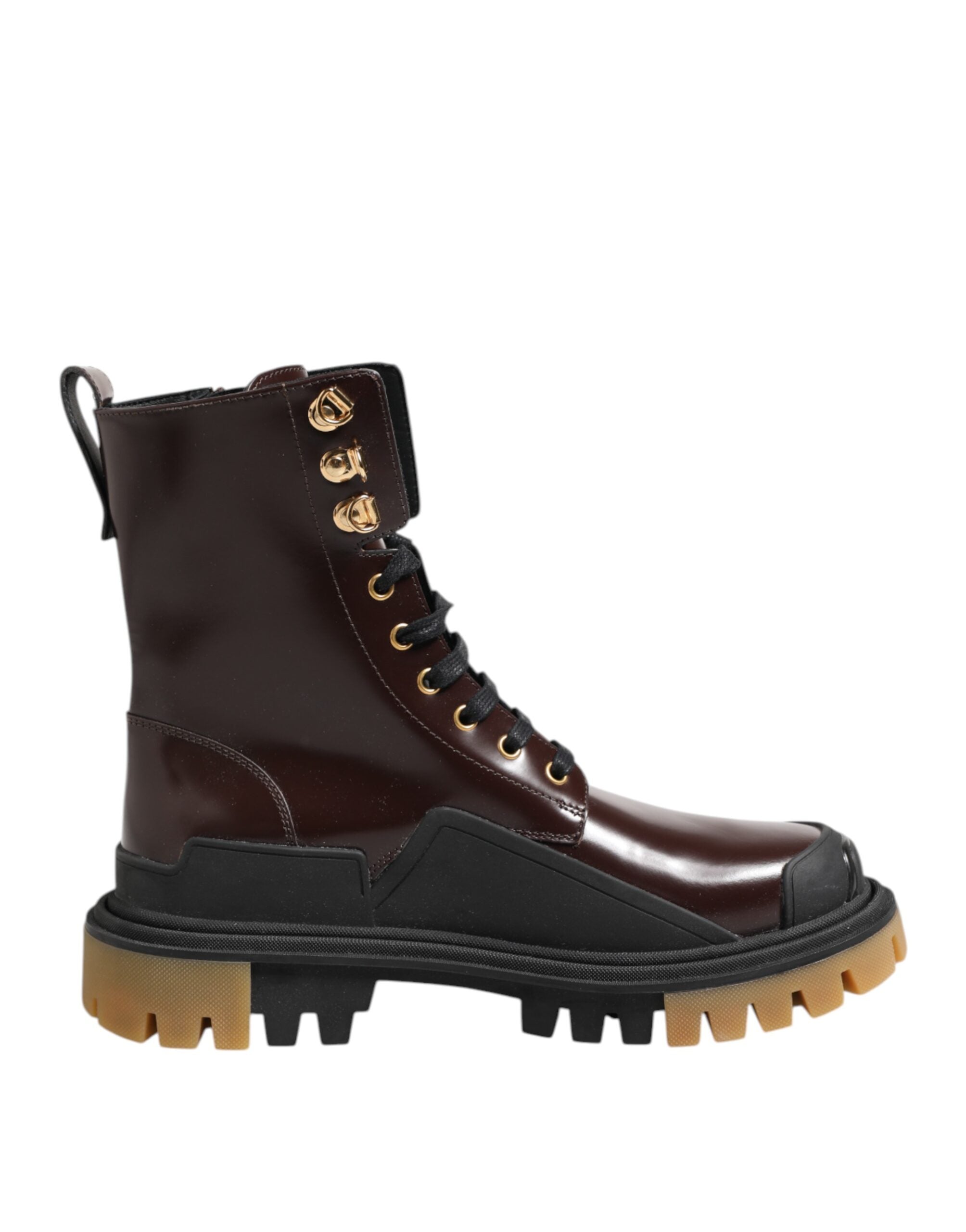 Bottines Dolce & Gabbana marron noir