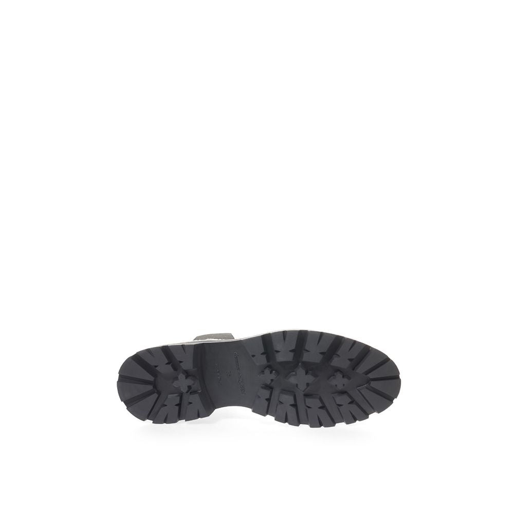 Bottines Alexander McQueen Chelsea noir et blanc