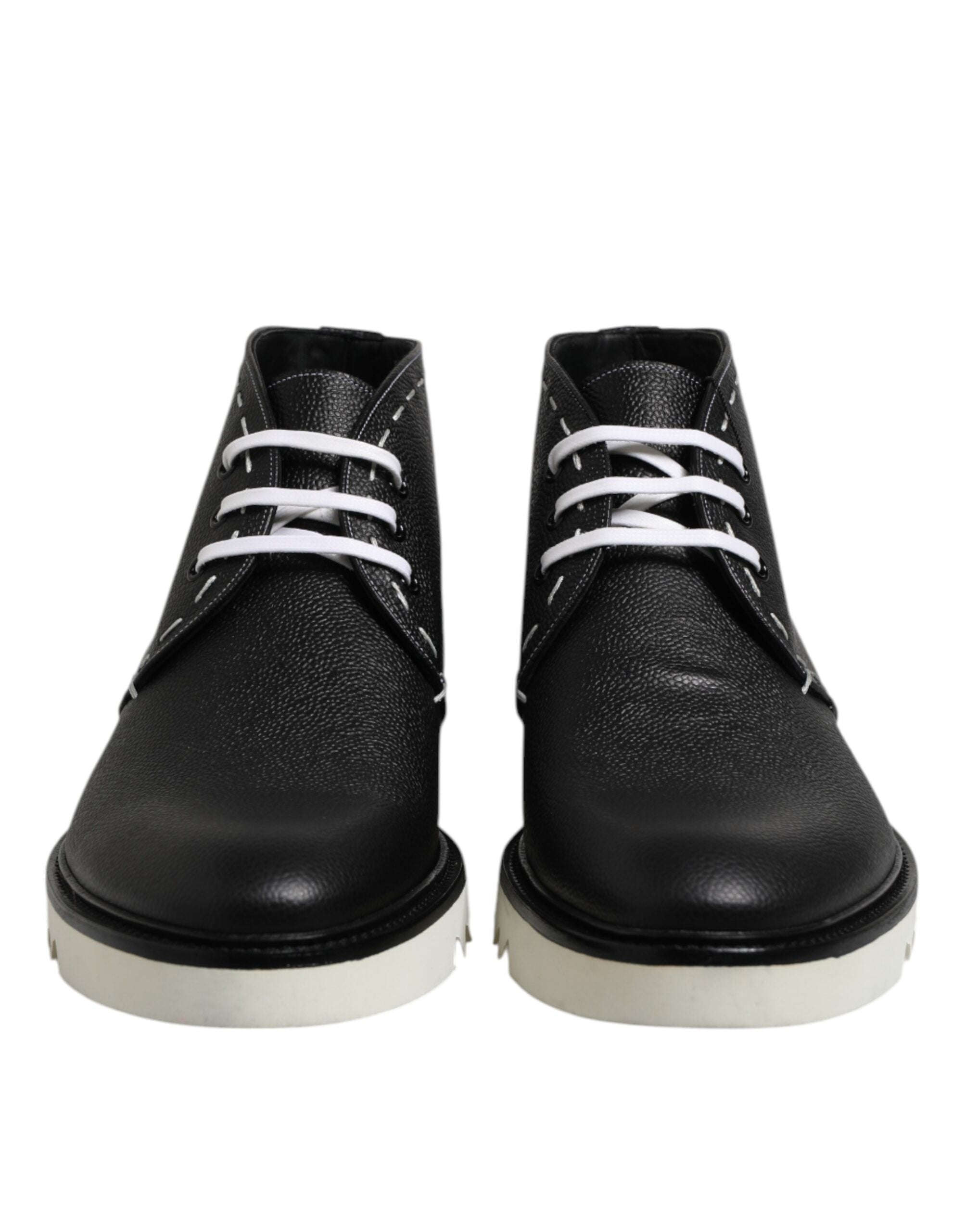 Bottines Dolce & Gabbana noires et blanches