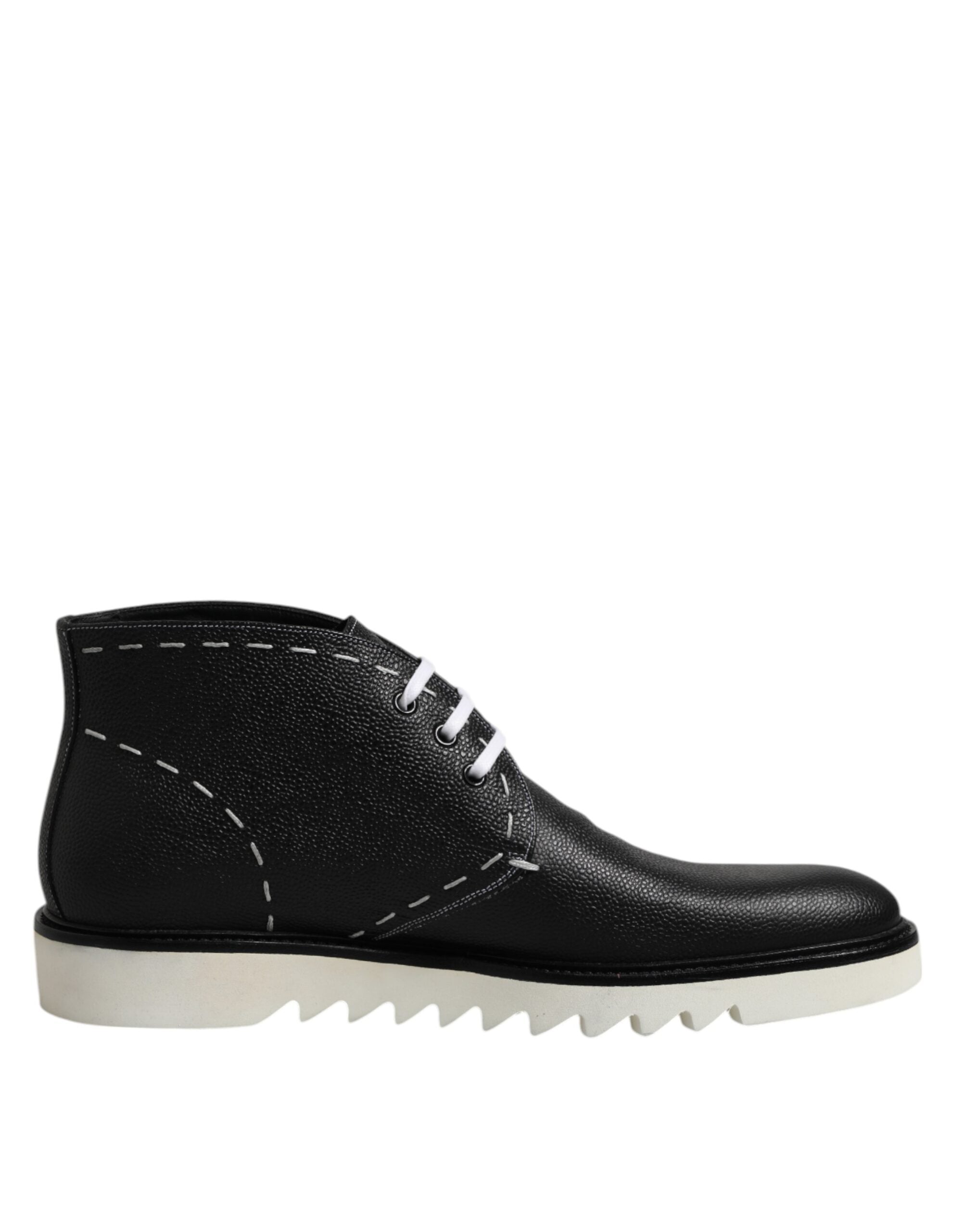 Bottines Dolce & Gabbana noires et blanches