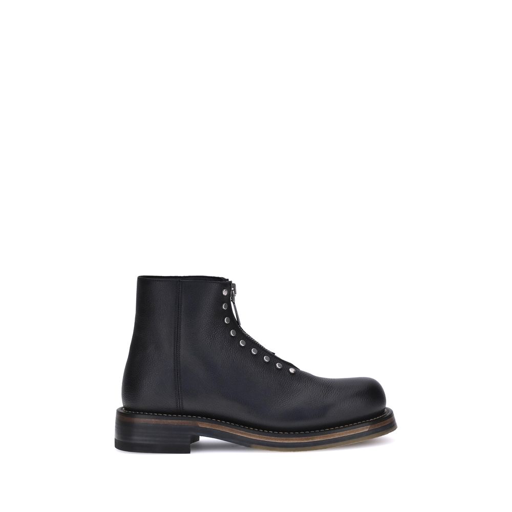 Bottines Alexander McQueen cloutées noires