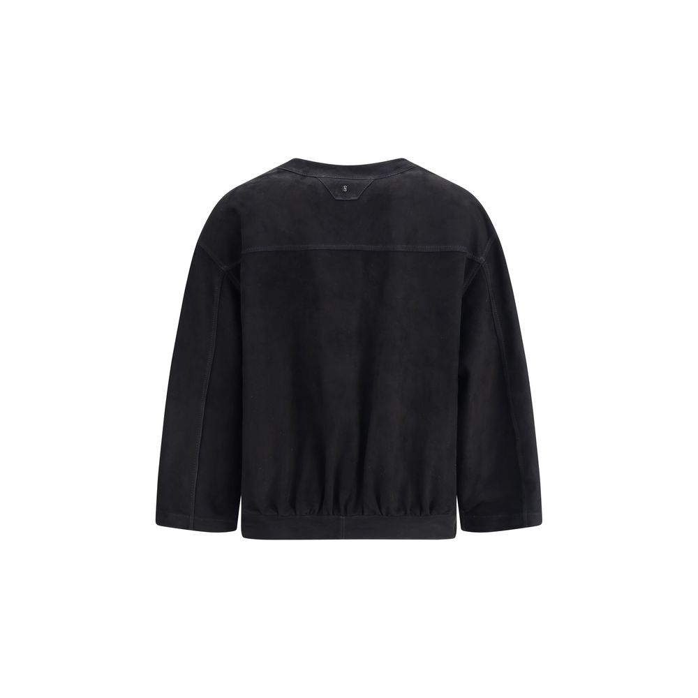 Veste Salvatore Santoro en daim marron