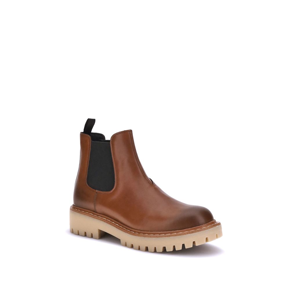 Bottines Prada Chelsea noires