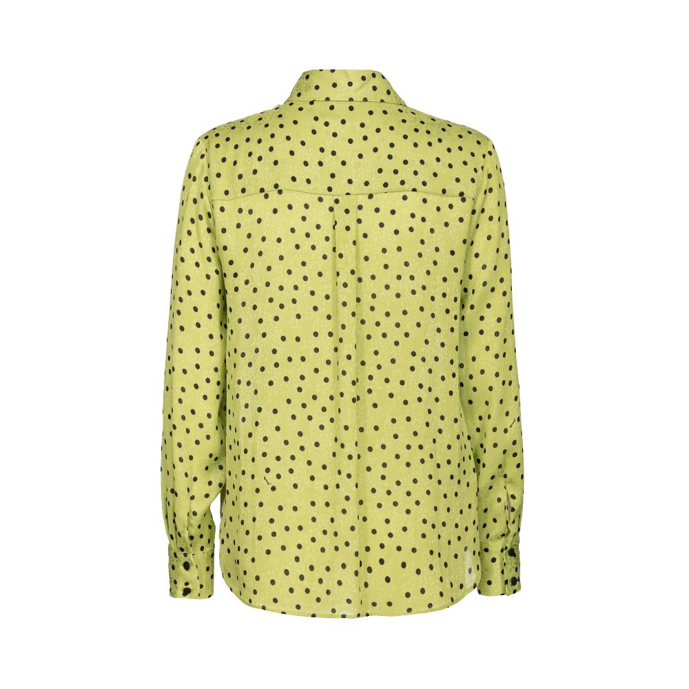 Chemisier Pinko classique vert à pois