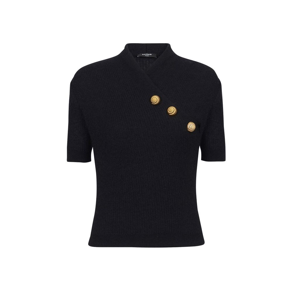 Top en laine Blend MADE IN ITALY beige