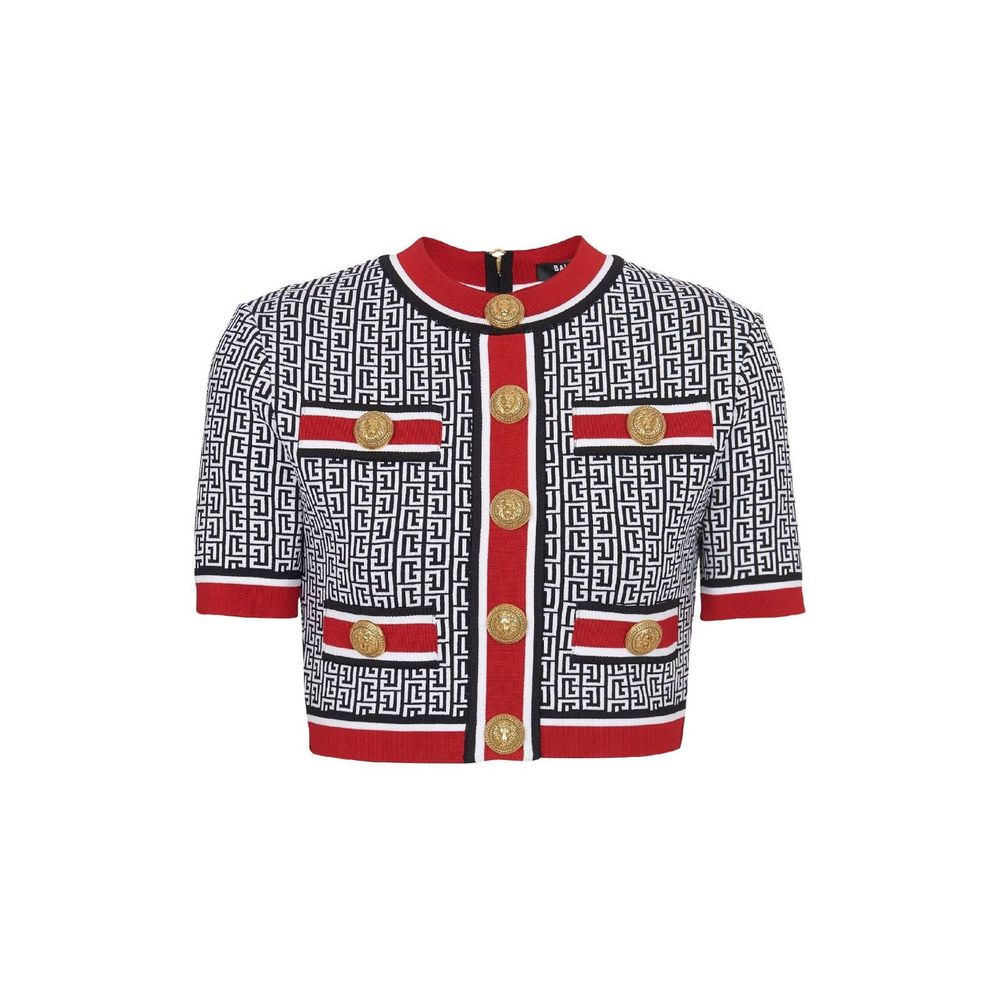 Top Monogram Croppé Femme France beiges