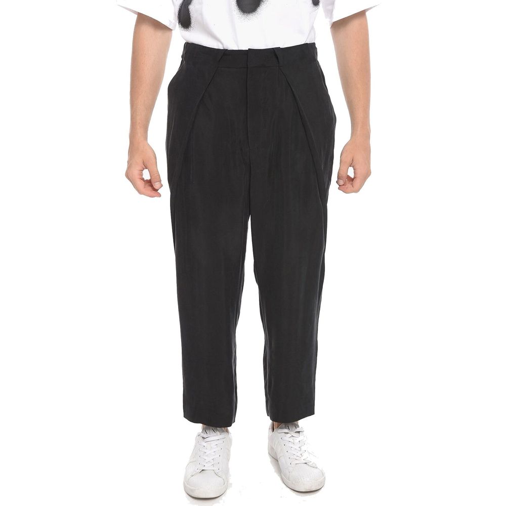 Pantalons cropped hommes Made in Italy beiges
