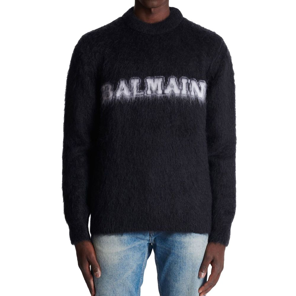 Jumper logo-print homme noir