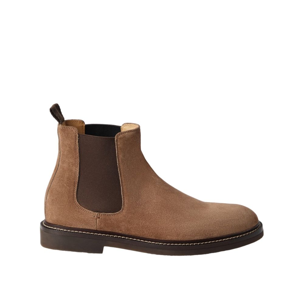 Bottines en cuir noires