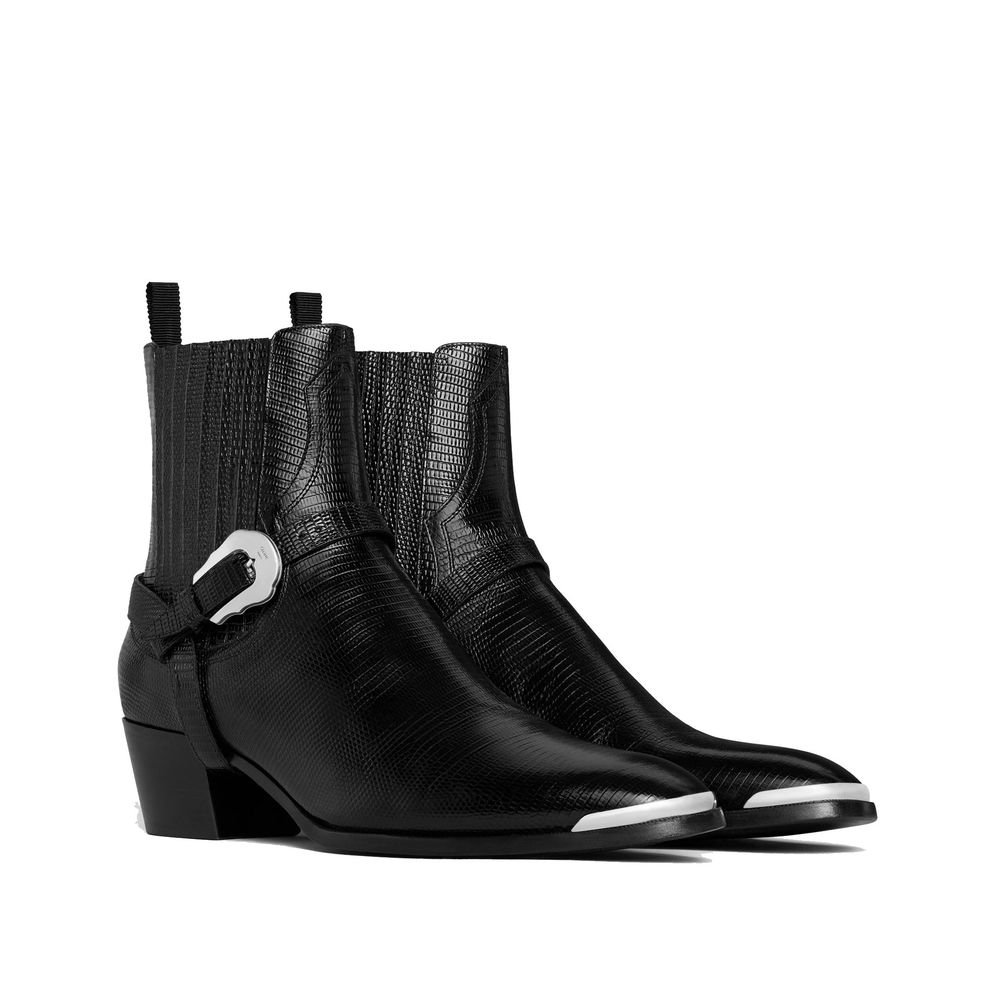 Bottines Isaac Western noires