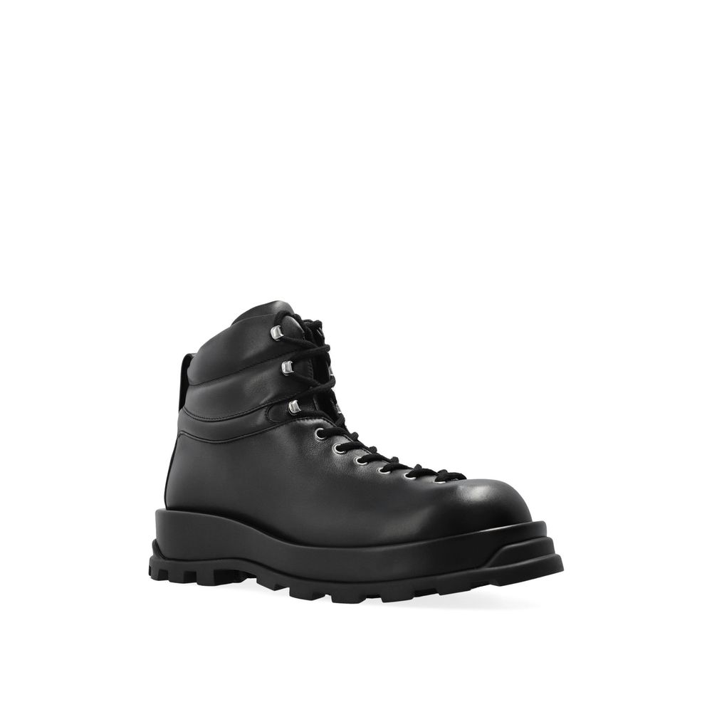 Bottines Made in Italy lacées noires