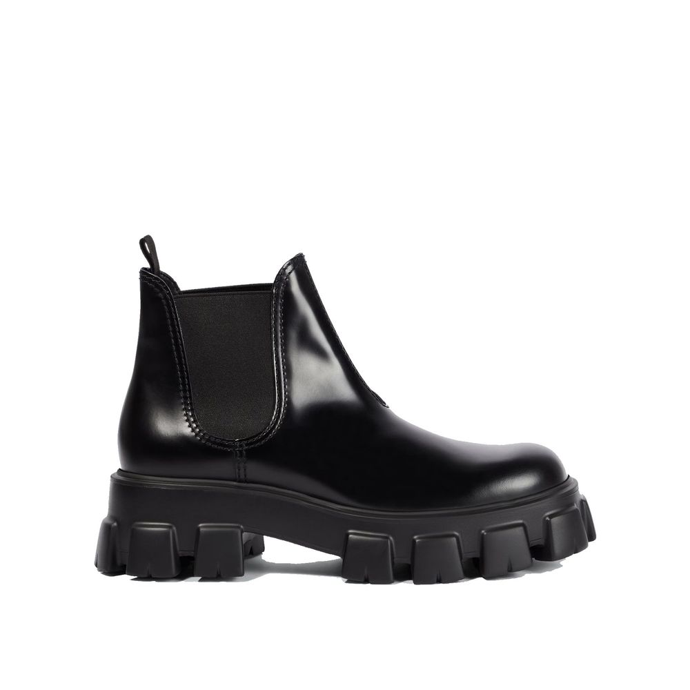 Bottines Monolith en cuir noires