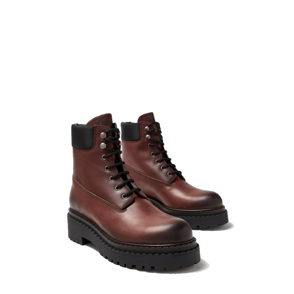 Bottines en cuir noires
