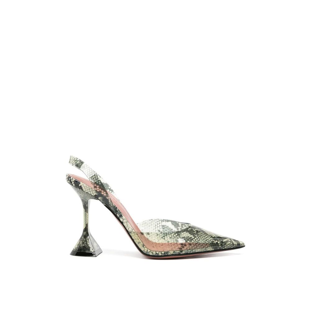 Escarpins Amina Muaddi Holli Glass transparents