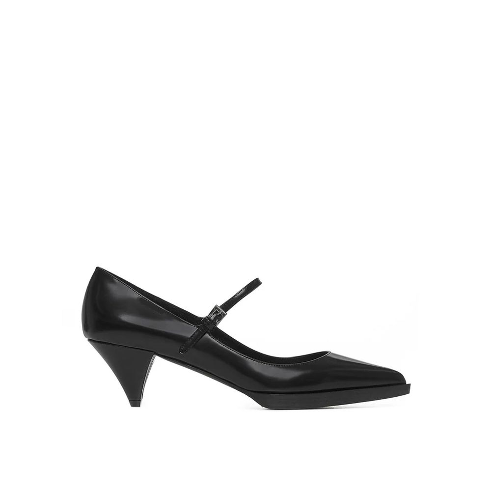 Pumps en cuir MADE IN ITALY noires
