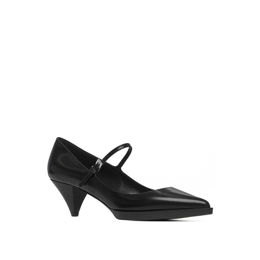Pumps en cuir MADE IN ITALY noires
