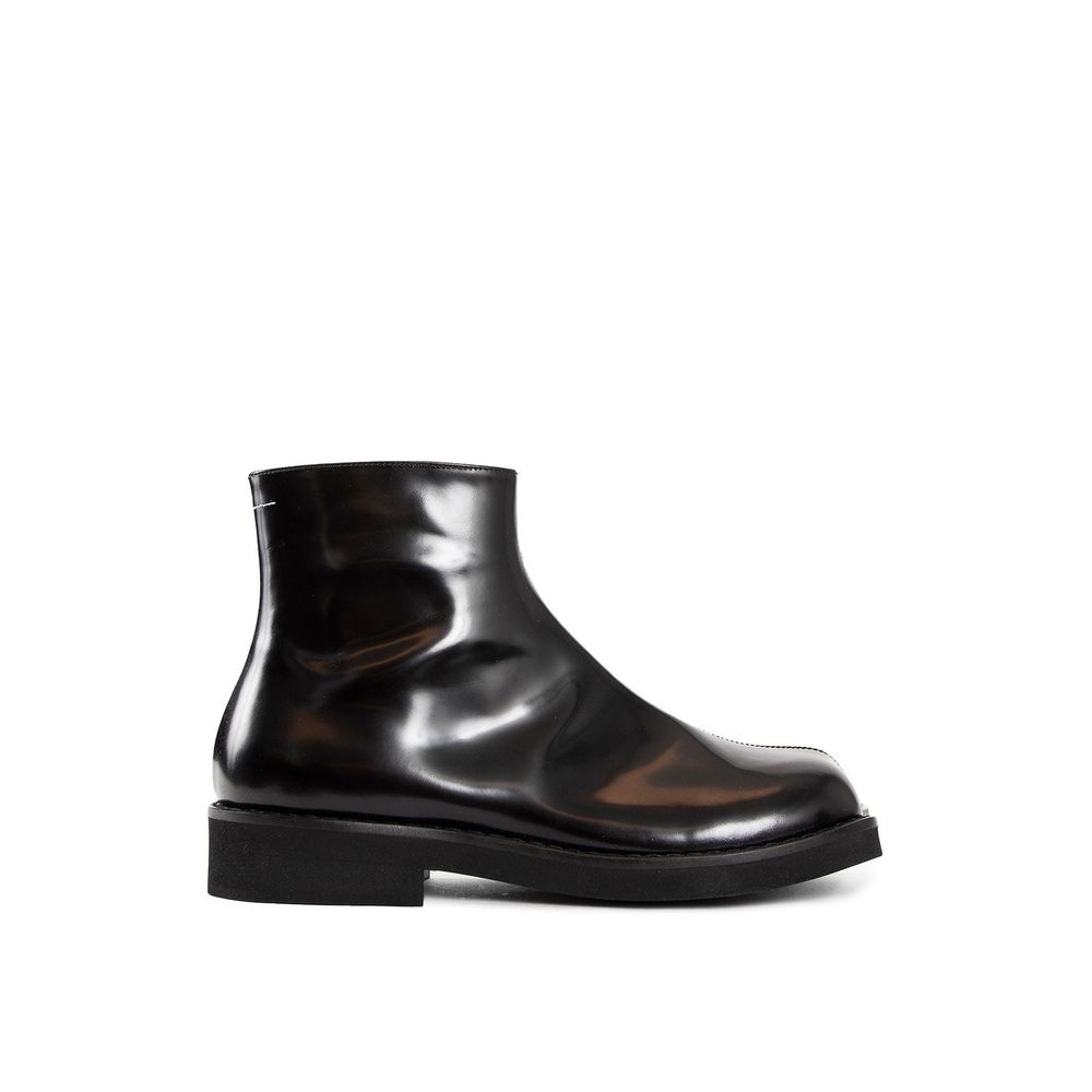 Bottines Trunk cuir noir