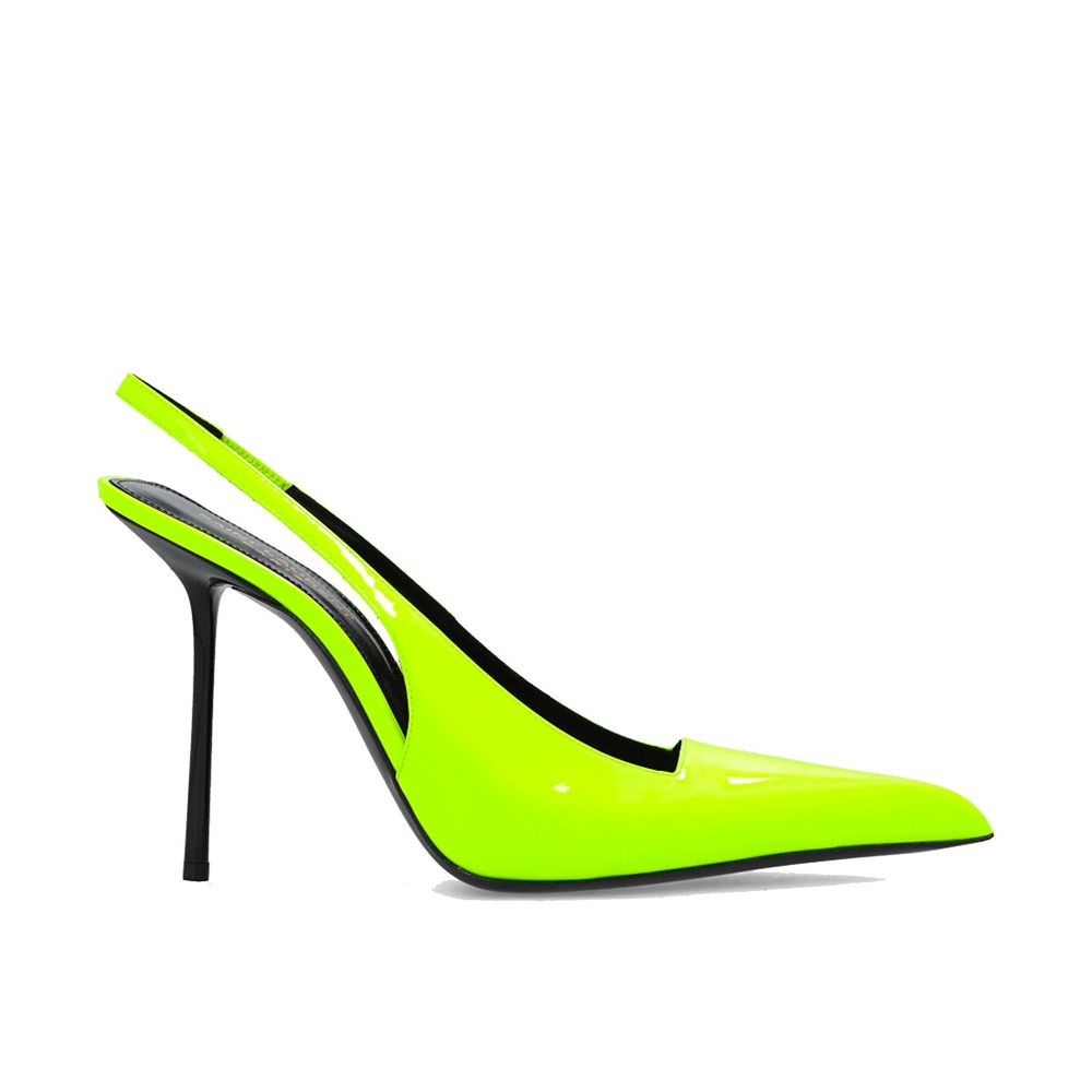 Escarpins Saint Laurent Kiss 105 jaunes