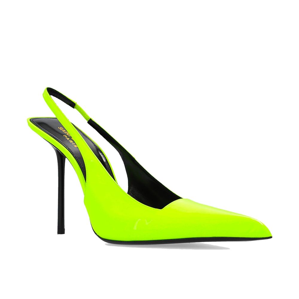Escarpins Saint Laurent Kiss 105 jaunes