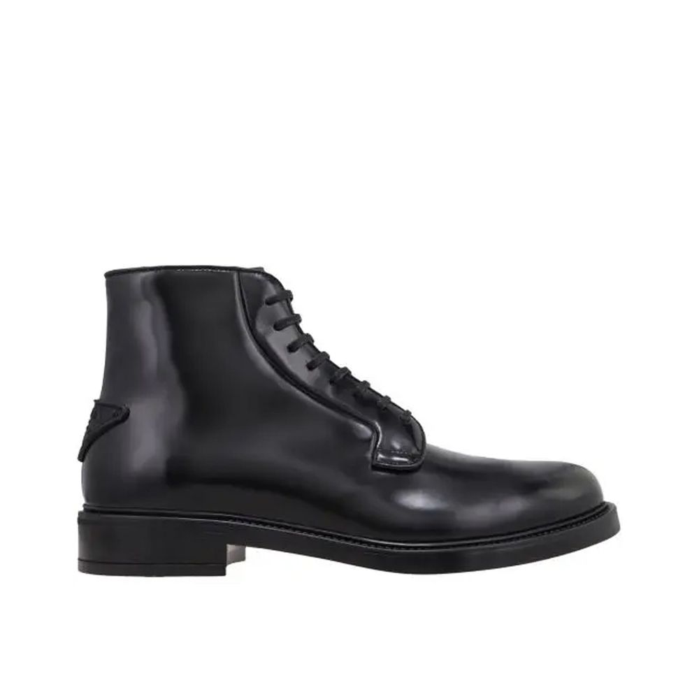 Bottines en cuir italiennes noires