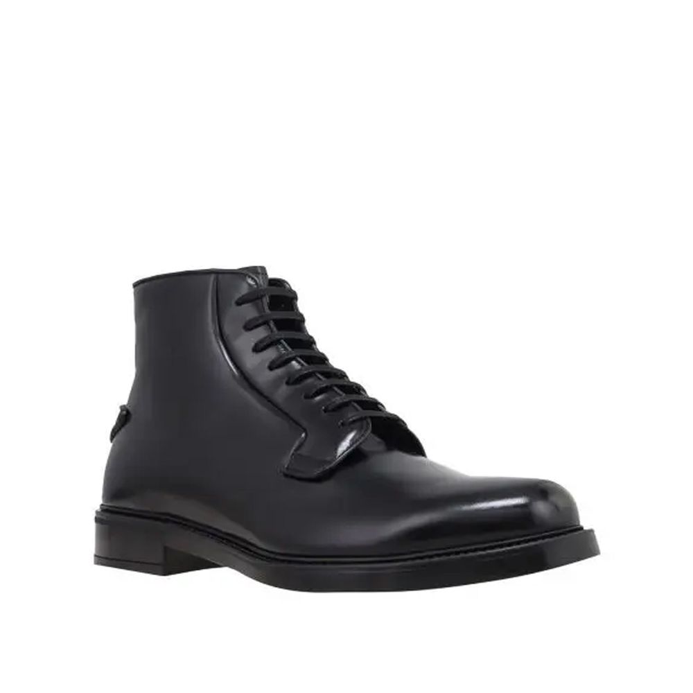 Bottines en cuir italiennes noires