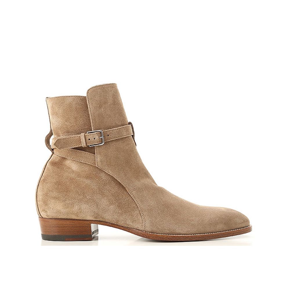 Bottines Wyatt Jodhpur cuir noires